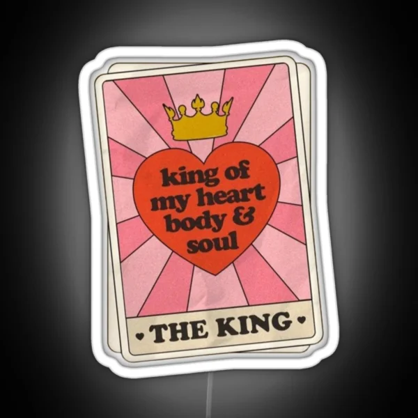 King Of My Heart Taylor Swift RGB Neon Sign
