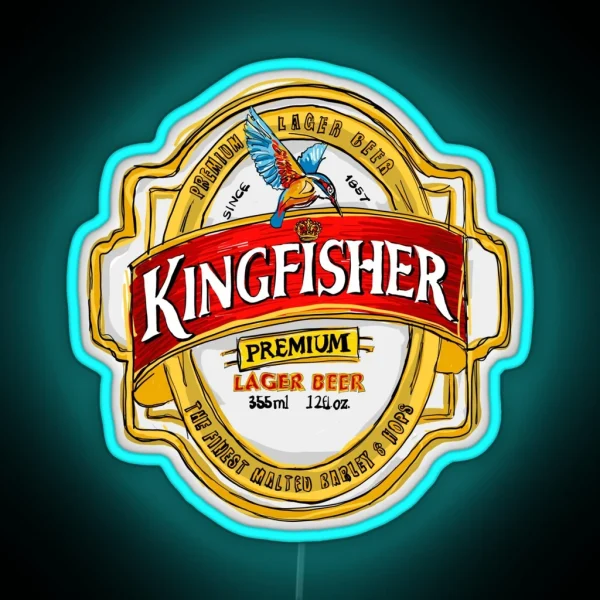 Kingfisher Lager POP RGB Neon Sign