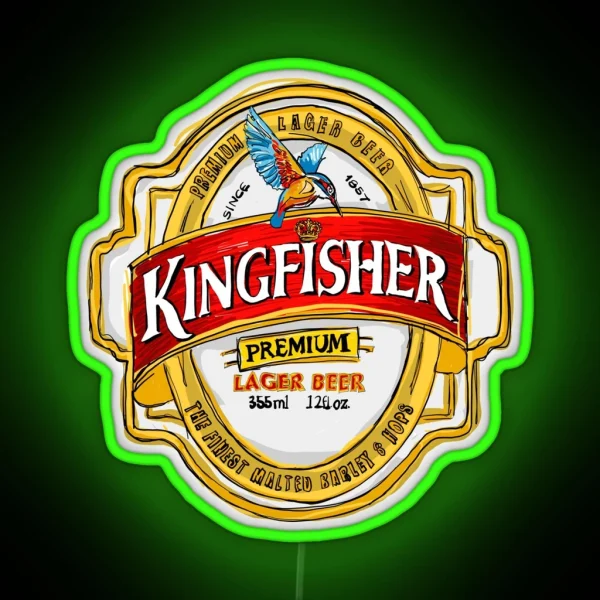 Kingfisher Lager POP RGB Neon Sign