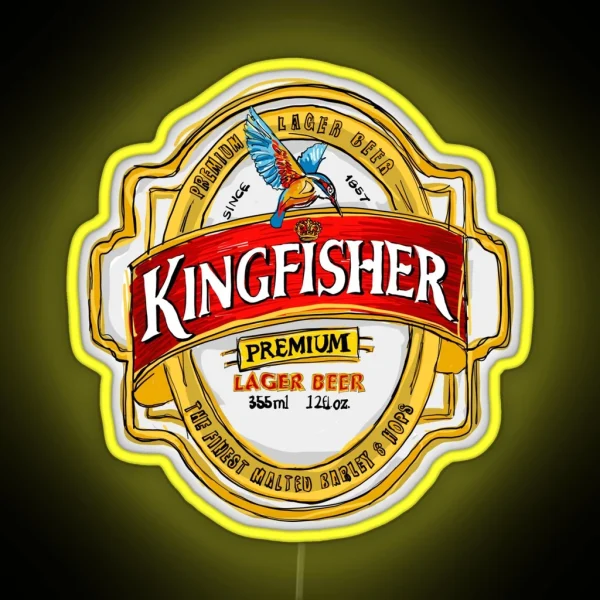 Kingfisher Lager POP RGB Neon Sign