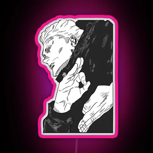 Kinji Hakari RGB Neon Sign