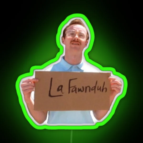 Kip From Napoleon Dynamite RGB Neon Sign