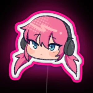 Kirino Ranmaru Headphones RGB Neon Sign
