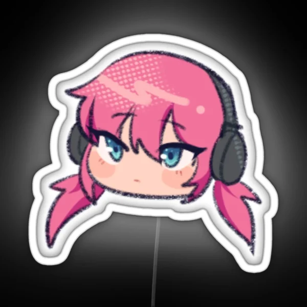 Kirino Ranmaru Headphones RGB Neon Sign