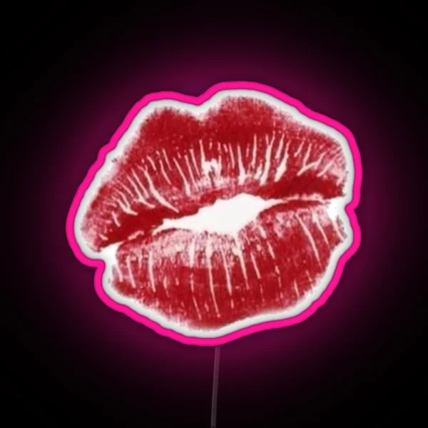 Kiss Mark Led RGB Neon Sign