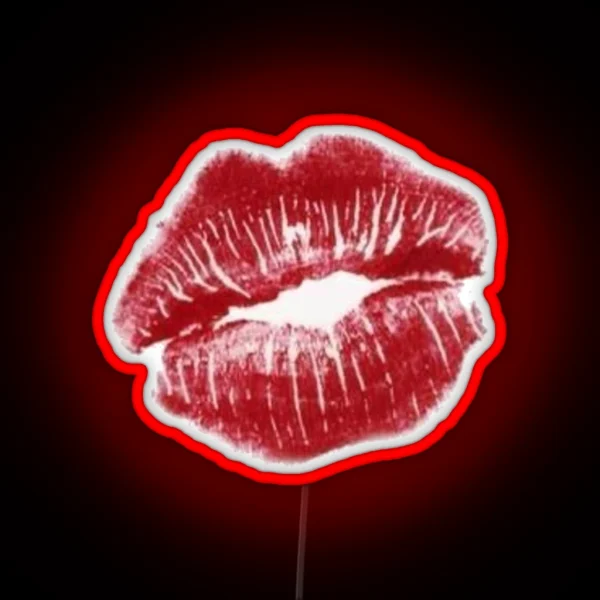 Kiss Mark Led RGB Neon Sign
