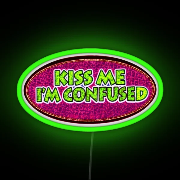 Kiss Me RGB Neon Sign