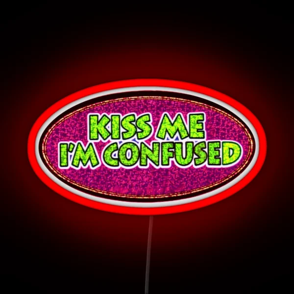 Kiss Me RGB Neon Sign