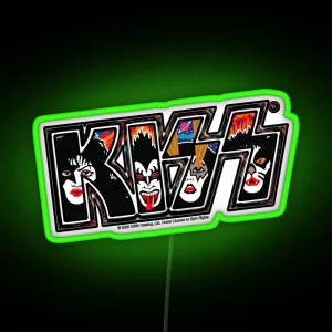 KISS Rock Music Band Rock And Roll Over Style 3 RGB Neon Sign