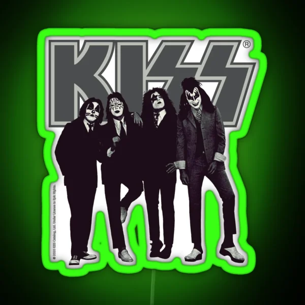 Kiss The Band RGB Neon Sign