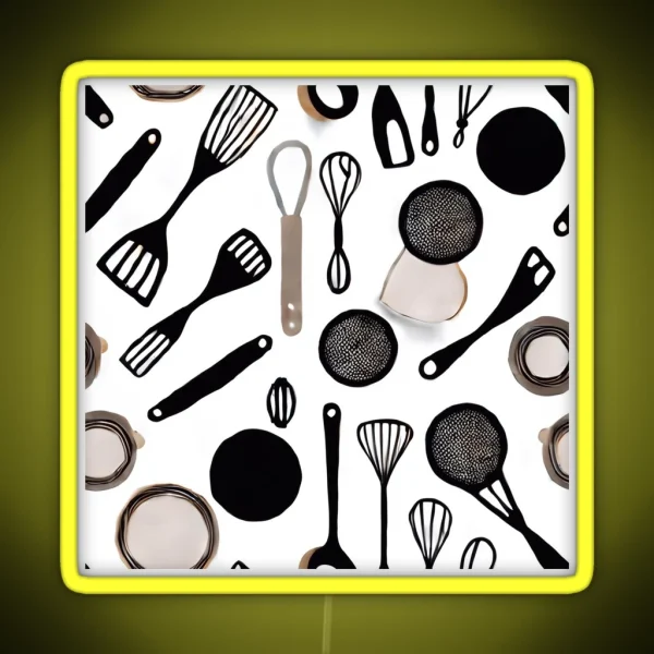 Kitchen And Cooking Theme RGB Neon Sign