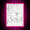 RGB kitchen sketch art LED neon display digital signage canvas