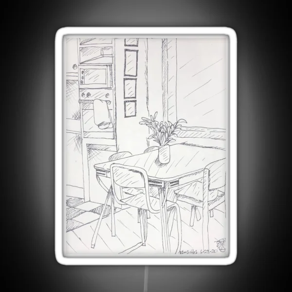Kitchen Sketch RGB Neon Sign