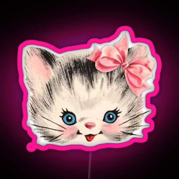 Kitsch Kitten RGB Neon Sign