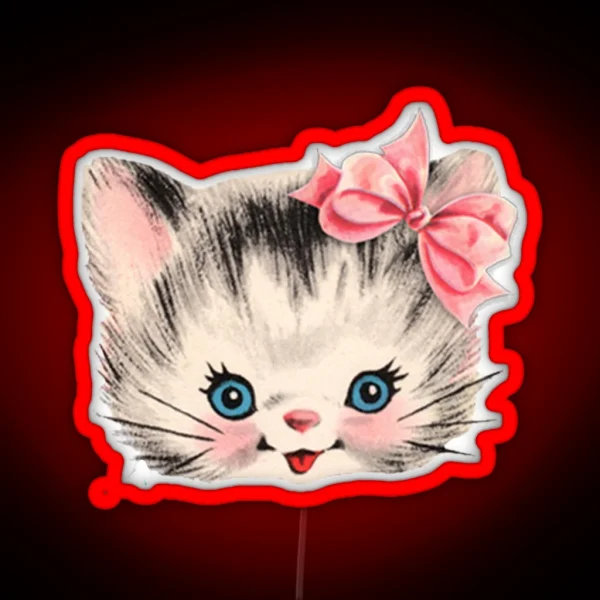 Kitsch Kitten RGB Neon Sign