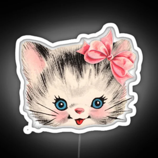 Kitsch Kitten RGB Neon Sign