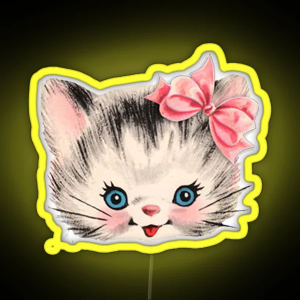 Kitsch Kitten RGB Neon Sign