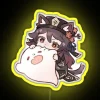 RGB Neon Kitty Hu Tao Chinese Goddess LED Sign Display