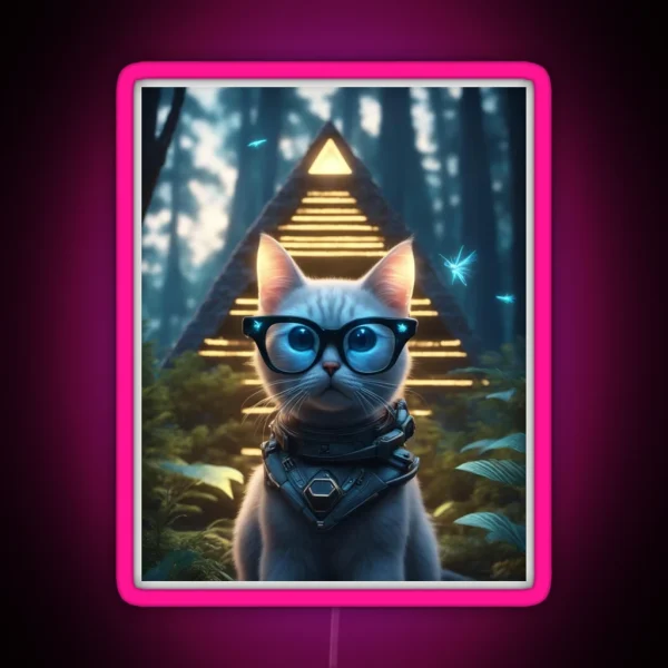 Kitty Mystique RGB Neon Sign