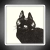 Vibrant kitty figurine adorns your space with colorful RGB glow.