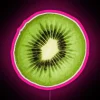 RGB LED Neon Sign Art kiwi Fruit Decorative Canvas Display