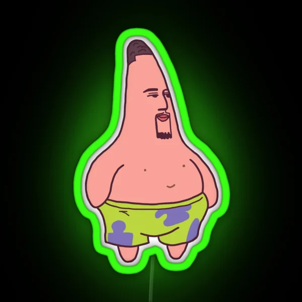 Klay Thompson Patrick Star Spongebob RGB Neon Sign
