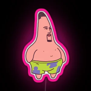 Klay Thompson Patrick Star Spongebob RGB Neon Sign