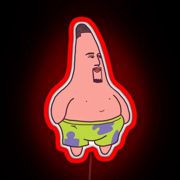 Klay Thompson Patrick Star Spongebob RGB Neon Sign