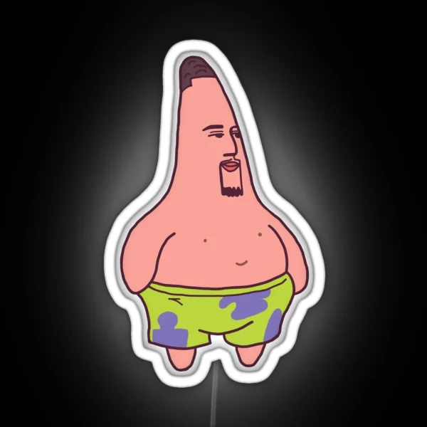 Klay Thompson Patrick Star Spongebob RGB Neon Sign