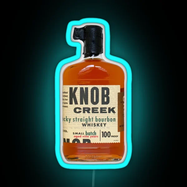 Knob Creek Kentucky Straight Bourbon Whiskey RGB Neon Sign