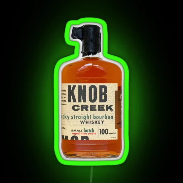 Knob Creek Kentucky Straight Bourbon Whiskey RGB Neon Sign
