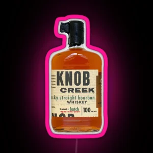 Knob Creek Kentucky Straight Bourbon Whiskey RGB Neon Sign