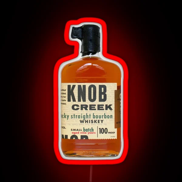 Knob Creek Kentucky Straight Bourbon Whiskey RGB Neon Sign