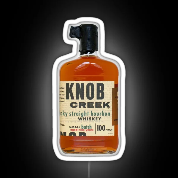 Knob Creek Kentucky Straight Bourbon Whiskey RGB Neon Sign