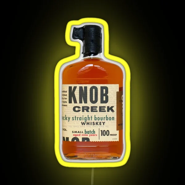 Knob Creek Kentucky Straight Bourbon Whiskey RGB Neon Sign