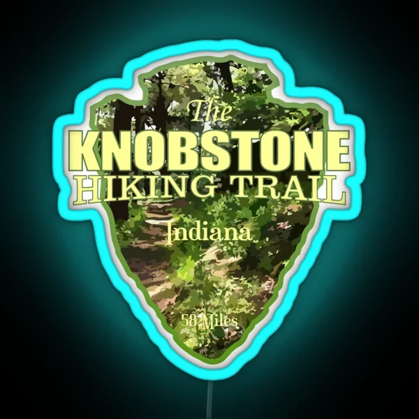 Knobstone Trail Arrowhead RGB Neon Sign
