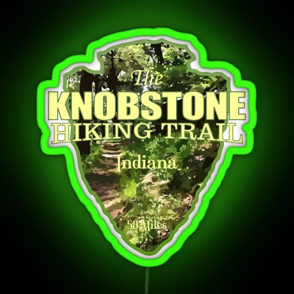 Knobstone Trail Arrowhead RGB Neon Sign