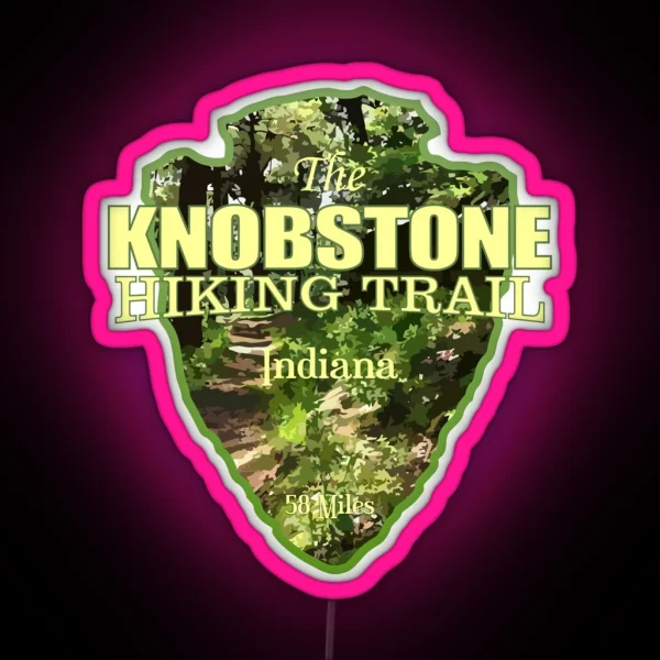 Knobstone Trail Arrowhead RGB Neon Sign