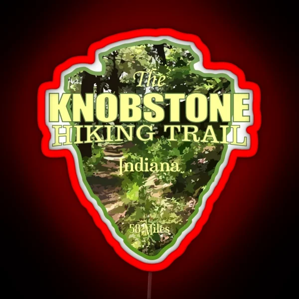 Knobstone Trail Arrowhead RGB Neon Sign
