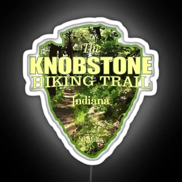 Knobstone Trail Arrowhead RGB Neon Sign
