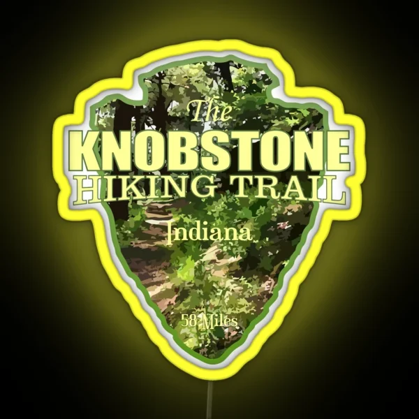 Knobstone Trail Arrowhead RGB Neon Sign