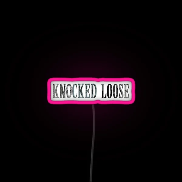 Knocked Loose RGB Neon Sign