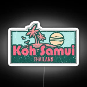 Koh Samui Exotic Honeymoon Trip Gifts RGB Neon Sign