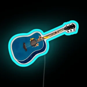 Koi Fish Guitar Speak Now RGB Neon Sign