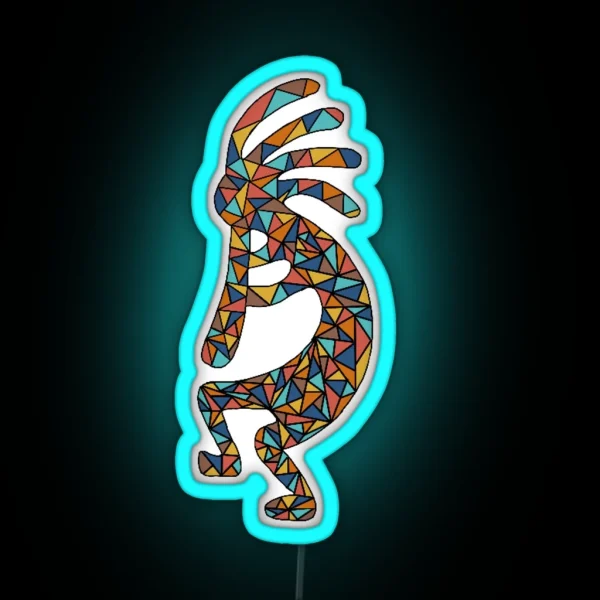 Kokopelli RGB Neon Sign