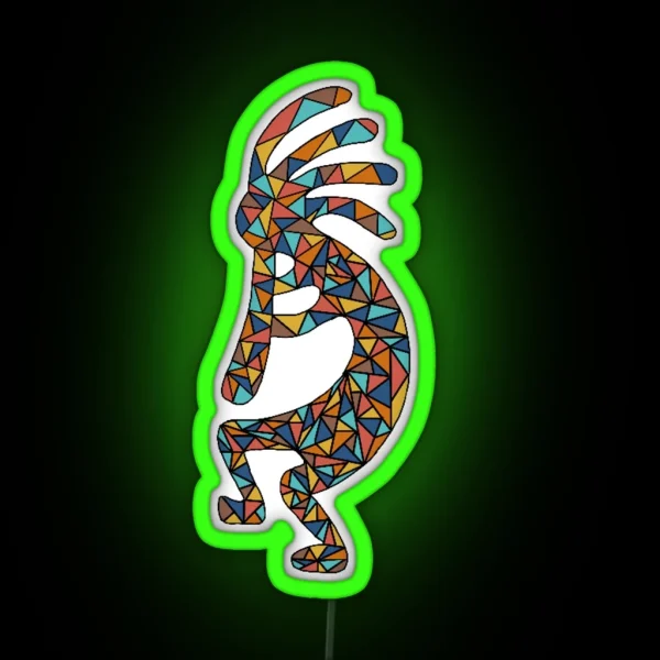 Kokopelli RGB Neon Sign
