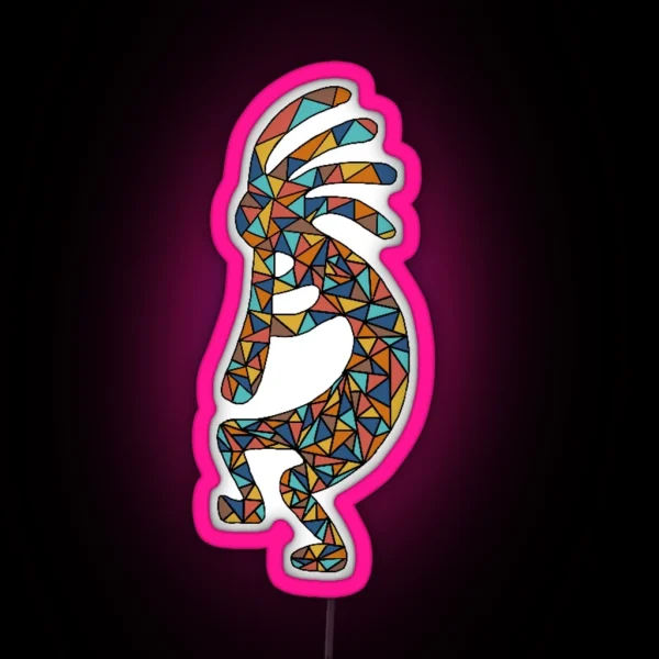 Kokopelli RGB Neon Sign
