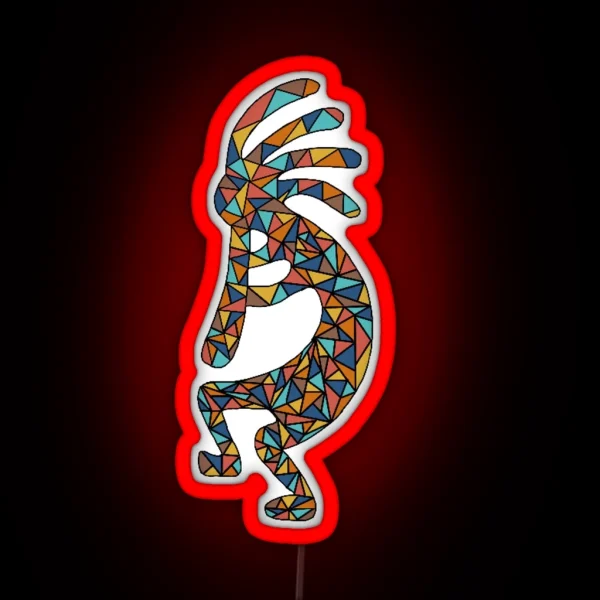 Kokopelli RGB Neon Sign