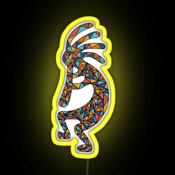 Kokopelli RGB Neon Sign