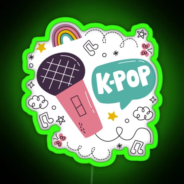 Korean K Pop RGB Neon Sign